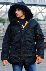 Оригинальная куртка аляска N3B Slim Fit Parka Alpha Industries,  США